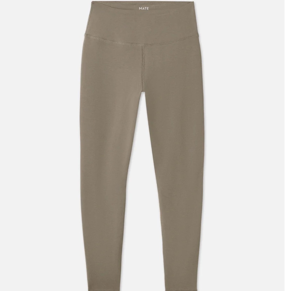 MATE the Label Women's Organic Stretch Midi Length Leggings